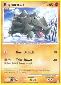 Rhyhorn – Common – Diamond & Pearl
