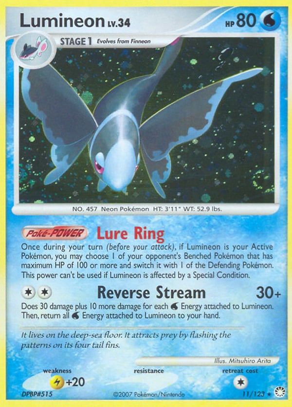 Lumineon – Rare Holo – Mysterious Treasures