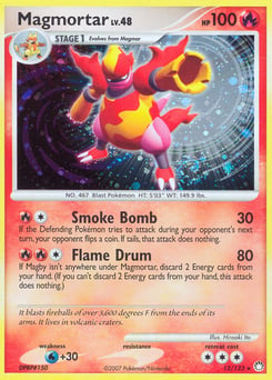 Magmortar – Rare Holo – Mysterious Treasures