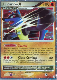 Lucario LV.X – Rare Holo LV.X – Mysterious Treasures
