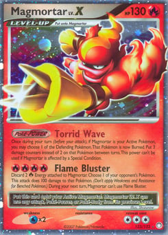 Magmortar LV.X – Rare Holo LV.X – Mysterious Treasures
