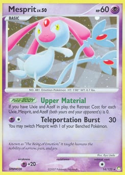 Mesprit – Rare Holo – Mysterious Treasures