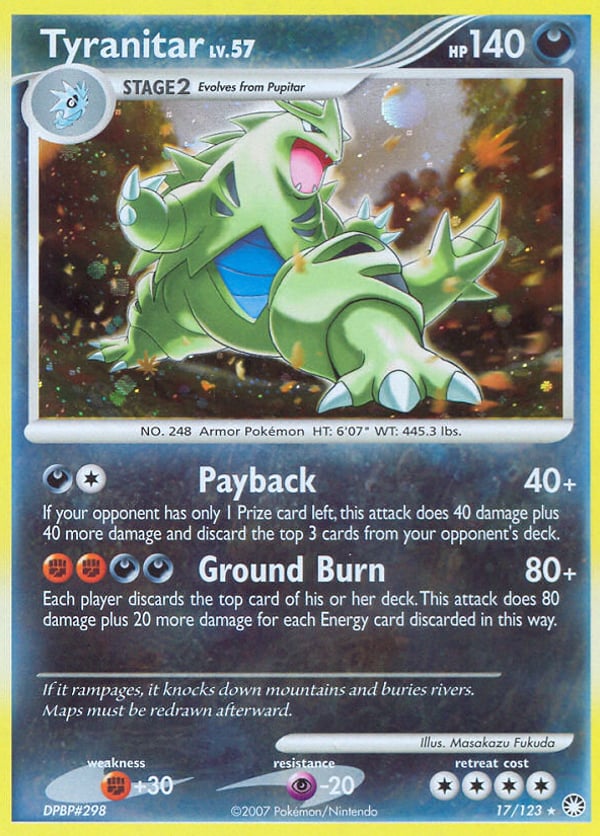 Tyranitar – Rare Holo – Mysterious Treasures