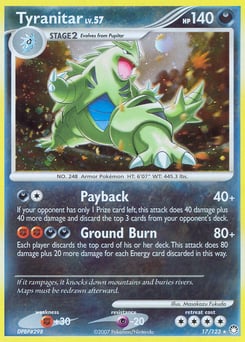 Tyranitar – Rare Holo – Mysterious Treasures
