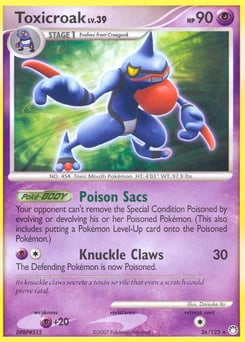 Toxicroak – Rare – Mysterious Treasures