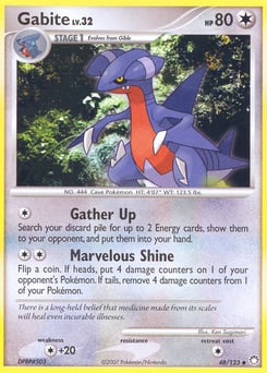 Gabite – Uncommon – Mysterious Treasures
