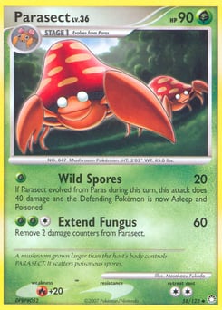 Parasect – Uncommon – Mysterious Treasures