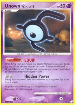 Unown [E] – Uncommon – Mysterious Treasures