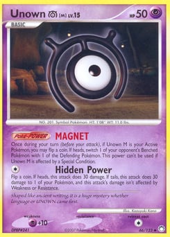 Unown [M] – Uncommon – Mysterious Treasures