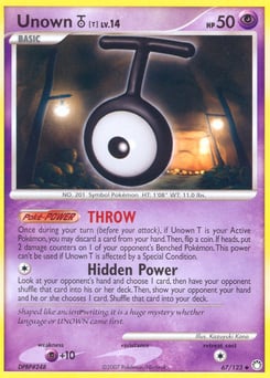 Unown [T] – Uncommon – Mysterious Treasures