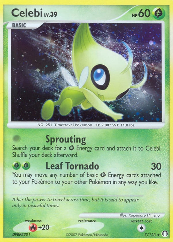 Celebi – Rare Holo – Mysterious Treasures