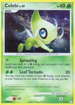 Celebi – Rare Holo – Mysterious Treasures