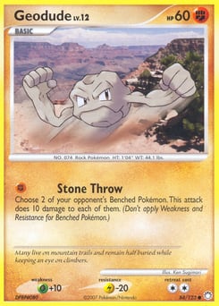 Geodude – Common – Mysterious Treasures