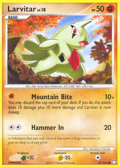 Larvitar – Common – Mysterious Treasures