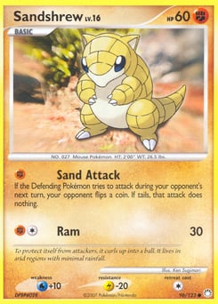 Sandshrew – Common – Mysterious Treasures