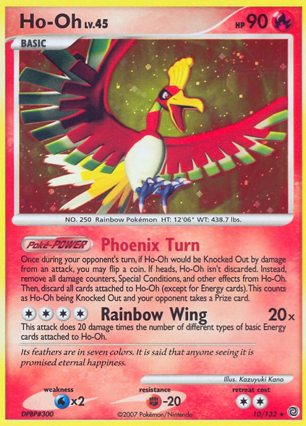 Ho-Oh – Rare Holo – Secret Wonders