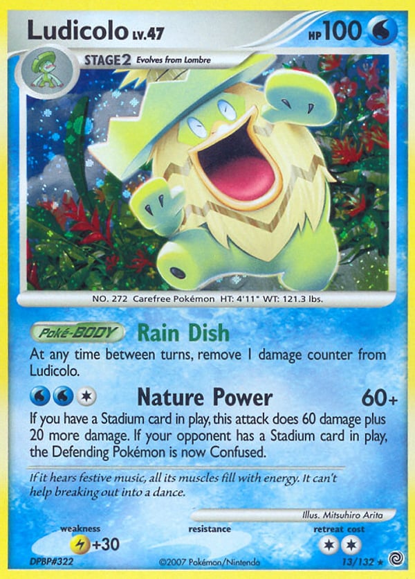 Ludicolo – Rare Holo – Secret Wonders