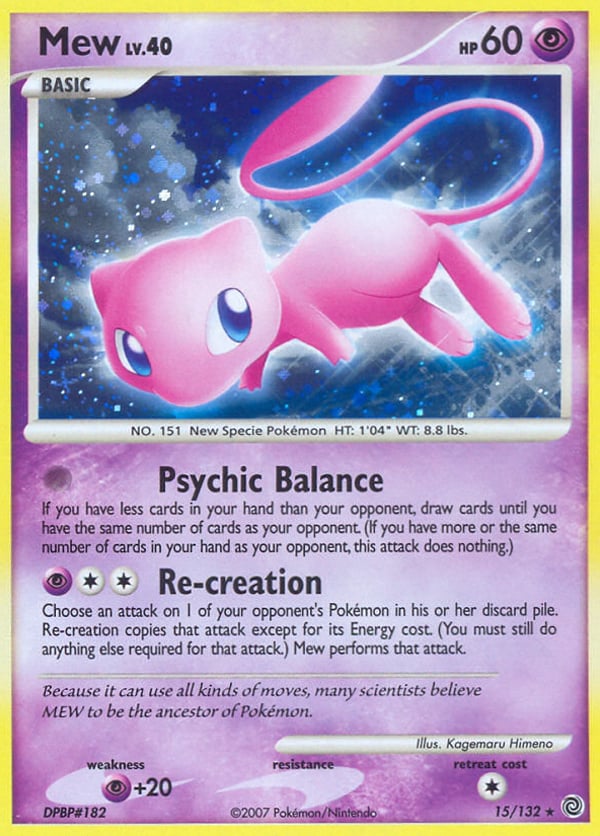 Mew – Rare Holo – Secret Wonders