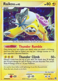 Raikou – Rare Holo