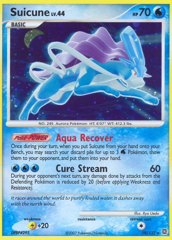 Suicune – Rare Holo – Secret Wonders