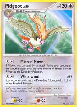 Pidgeot – Rare – Secret Wonders
