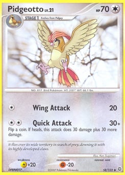 Pidgeotto – Uncommon – Secret Wonders