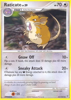 Raticate – Uncommon – Secret Wonders