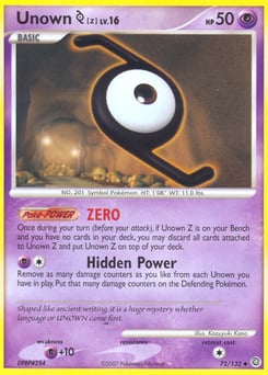 Unown [Z] – Uncommon