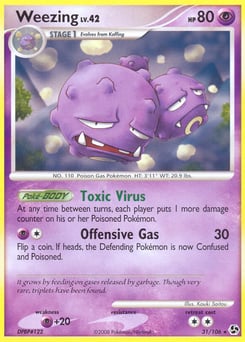 Weezing – Rare – Great Encounters