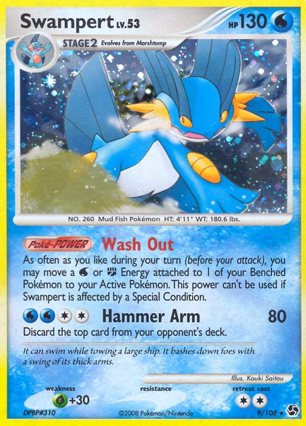 Swampert – Rare Holo – Great Encounters