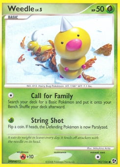 Weedle – Common – Great Encounters