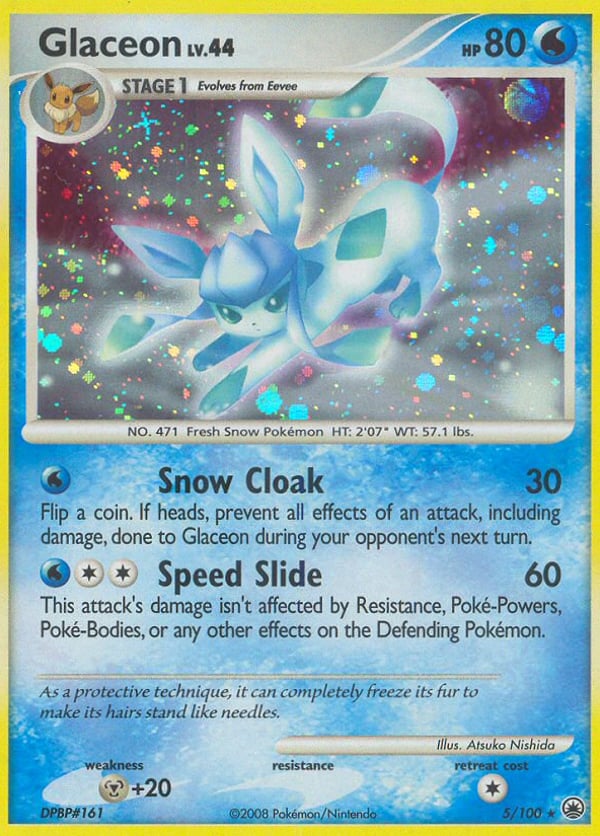 Glaceon – Rare Holo – Majestic Dawn