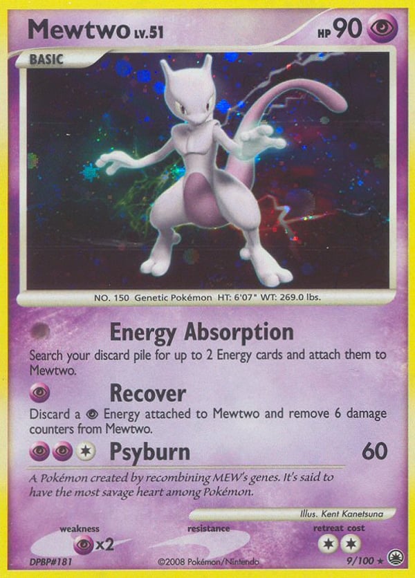 Mewtwo – Rare Holo – Majestic Dawn