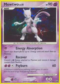Mewtwo – Rare Holo – Majestic Dawn