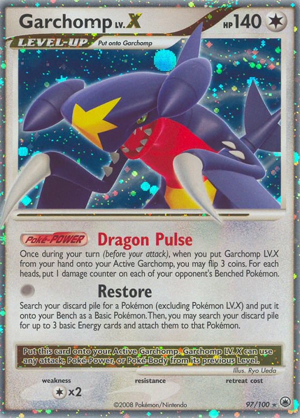 Garchomp LV.X – Rare Holo LV.X – Majestic Dawn
