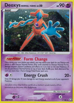 Deoxys Normal Forme – Rare Holo – Legends Awakened