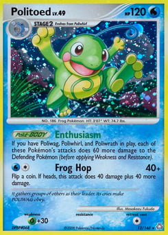 Politoed – Rare Holo – Legends Awakened
