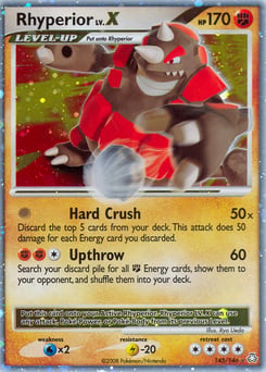 Rhyperior LV.X – Rare Holo LV.X – Legends Awakened