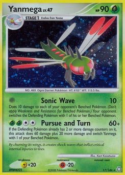 Yanmega – Rare Holo – Legends Awakened