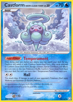 Castform Snow-Cloud Form – Uncommon – Legends Awakened