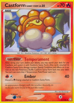 Castform Sunny Form – Uncommon – Legends Awakened