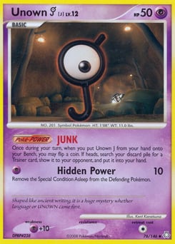 Unown [J] – Uncommon – Legends Awakened