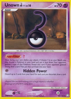 Unown [?] – Uncommon – Legends Awakened