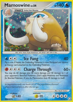 Mamoswine – Rare Holo – Legends Awakened