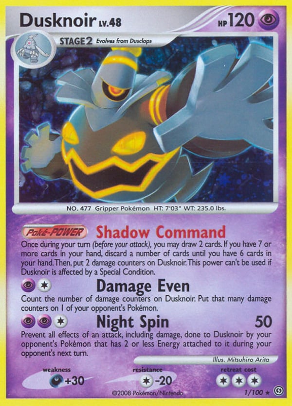 Dusknoir – Rare Holo – Stormfront