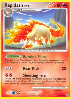 Rapidash – Rare – Stormfront