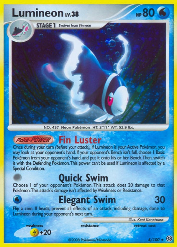 Lumineon – Rare Holo – Stormfront