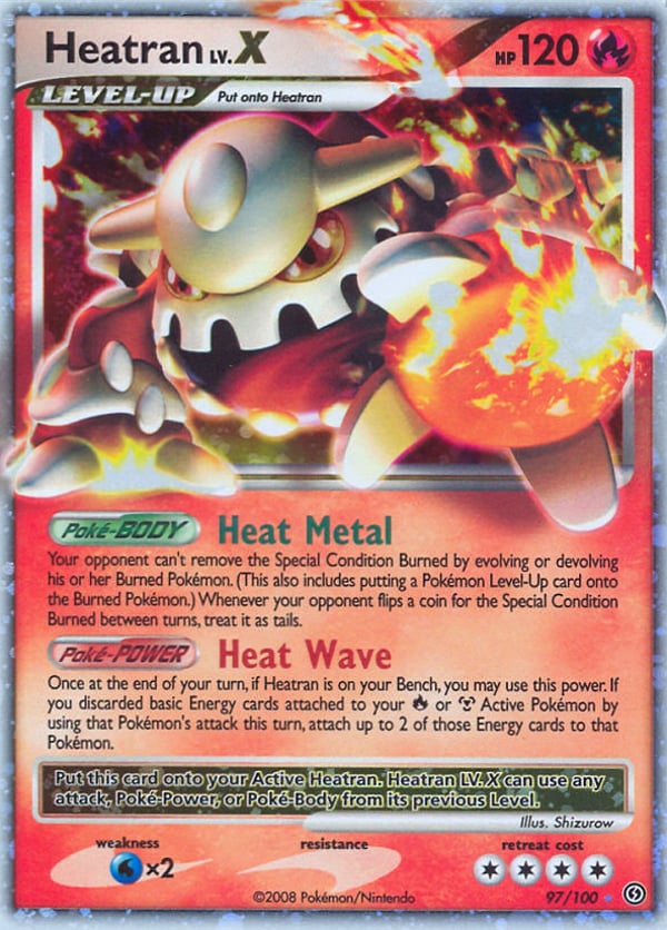 Heatran LV.X – Rare Holo LV.X – Stormfront