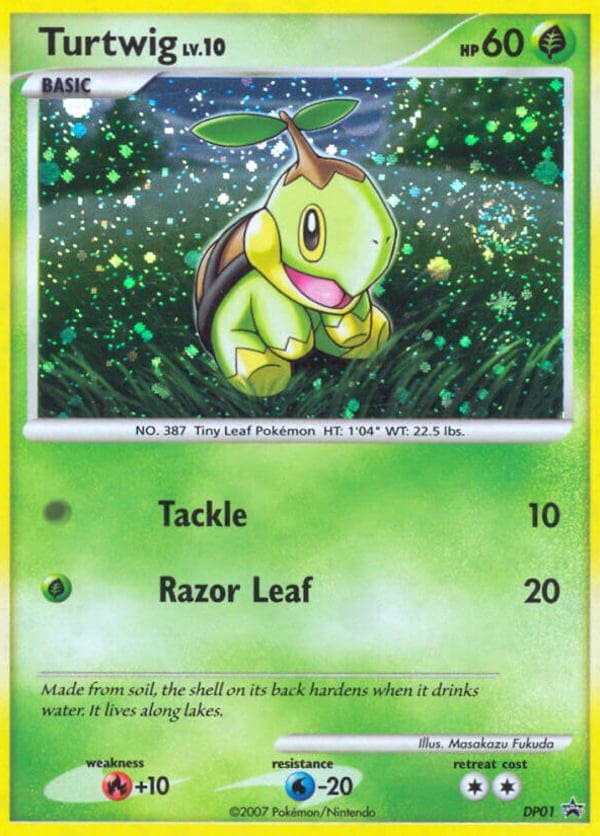Turtwig – DP Black Star Promos