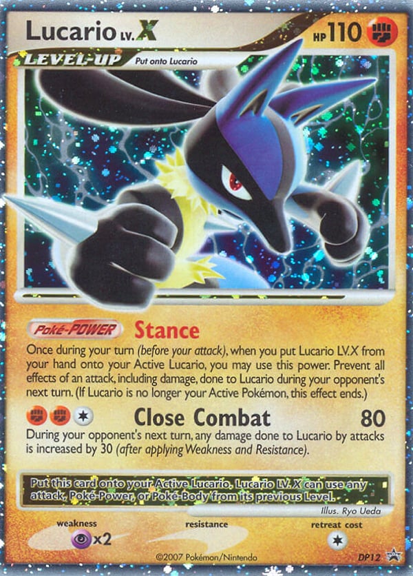 Lucario LV.X – Promo – DP Black Star Promos